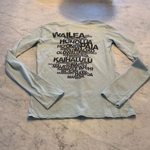 James Perse Wailea long sleeve top